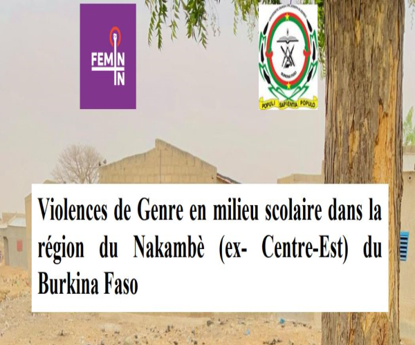 Violences de Genre en milieu scolaire dans la  région du Nakambè